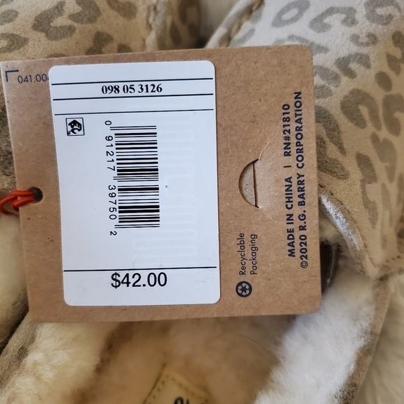 Women's dluxe by dearfoams Fernie Genuine Suede & Shearling Moccasin Slippers 11 - Picture 8 of 10